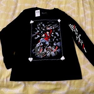 Kakegurui Yumeko long sleeve shirt (size adult small New) NEW with tags